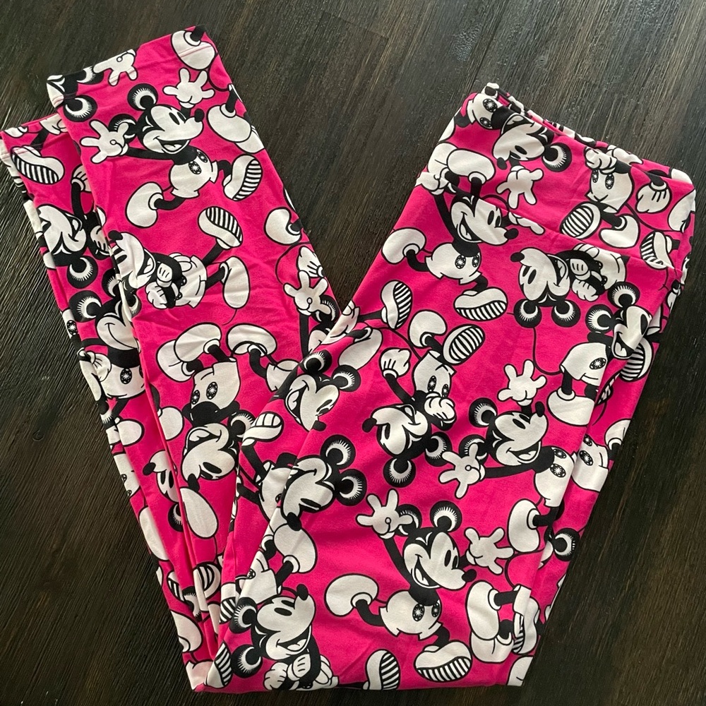 New Lularoe TC Mickey leggings DISNEY